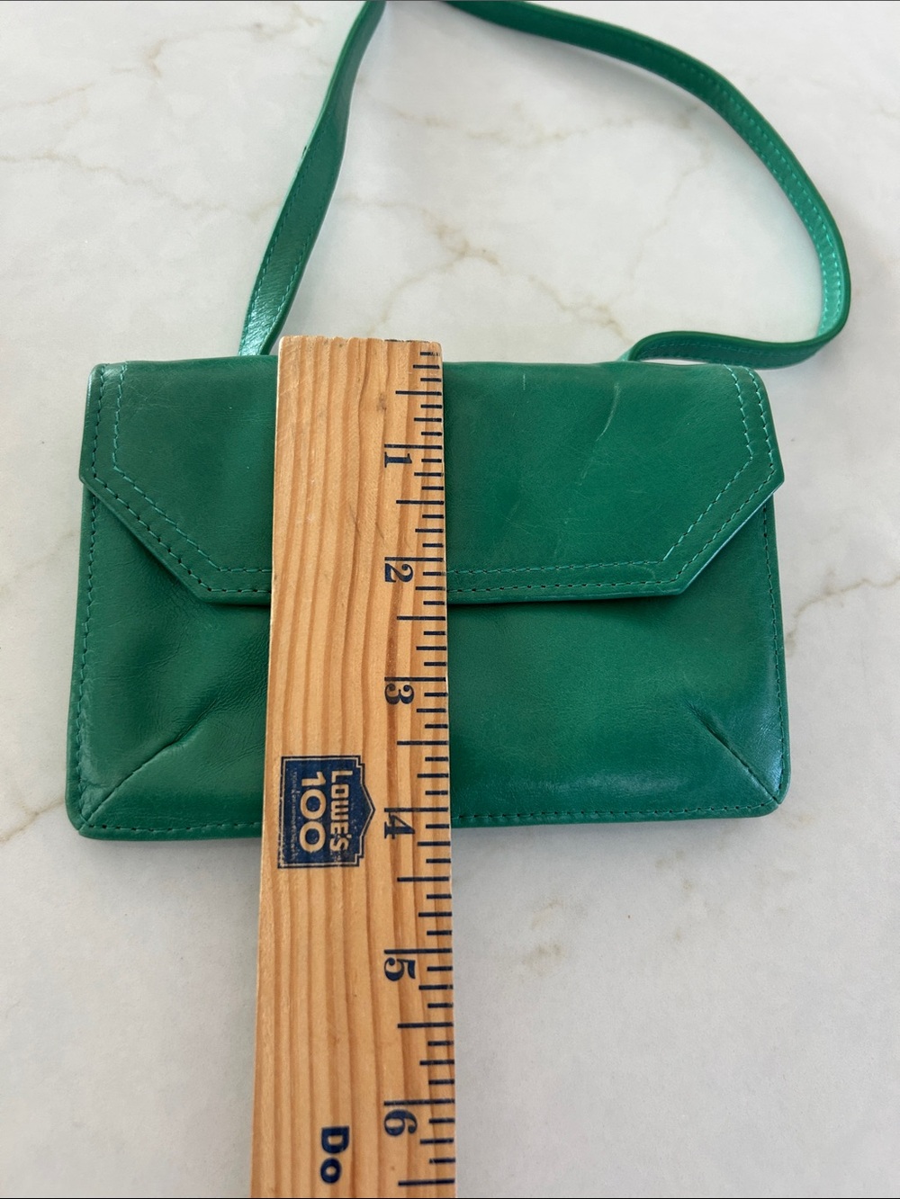 Hobo The Original Mini Leather Crossbody – Emerald Green NWOT - Picture 9 of 12